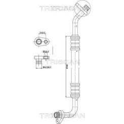 Przewód Klimatyzacji Citroen Berlingo 1.6 08- - TRISCAN (901028002)