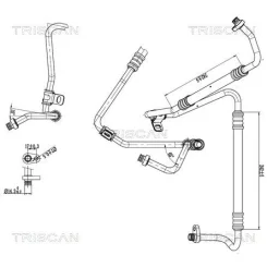 Przewód Klimatyzacji Citroen Berlingo 05-11 - TRISCAN (901028062)