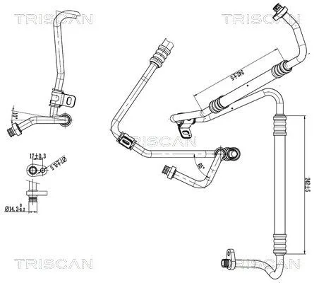 Przewód Klimatyzacji Citroen Berlingo 05-11 - TRISCAN (901028062)