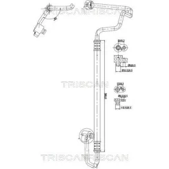 Przewód Klimatyzacji Vw Up 11-23 - TRISCAN (901029006)
