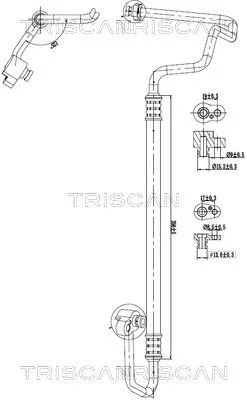 Przewód Klimatyzacji Vw Up 11-23 - TRISCAN (901029006)