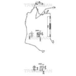 Przewód Klimatyzacji Vw Passat B6 08-14 - TRISCAN (901029017)