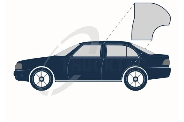 Ajtótömítés - TRUCKTEC AUTOMOTIVE (02.53.051)
