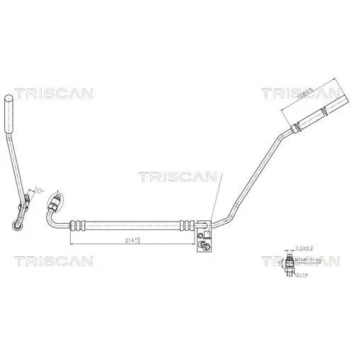Przewód Wspomagania Vw Polo 02-08 - TRISCAN (851629022)