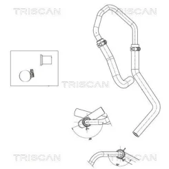 Przewód Wspomagania Audi A3/Bora/Golf Iv 97-06 - TRISCAN (851629059)