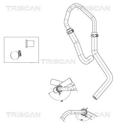 Przewód Wspomagania Audi A3/Bora/Golf Iv 97-06 - TRISCAN (851629059)