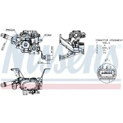 Zawór Egr Citroen 1,6 Bluehdi (Moduł) - NISSENS (NIS98534)