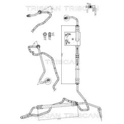 Przewód Wspomagania Bmw 5 (E60) 01-10 - TRISCAN (851611009)