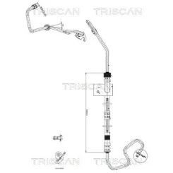 Przewód Wspomagania Ford Focus I 98-09 - TRISCAN (851616015)