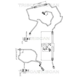 Przewód Wspomagania Renault Clio Ii 98-16 - TRISCAN (851625003)