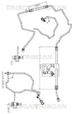 Przewód Wspomagania Renault Clio Ii 98-16 - TRISCAN (851625003)