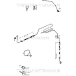 Przewód Wspomagania Audi A3 01- Tt Quattro 98- - TRISCAN (851629043)