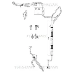 Przewód Wspomagania Vw New Beetle 98-10 - TRISCAN (851629045)