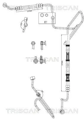 Przewód Wspomagania Vw New Beetle 98-10 - TRISCAN (851629045)