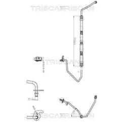 Przewód Wspomagania Ford Mondeo Iii 00-07 - TRISCAN (851616017)