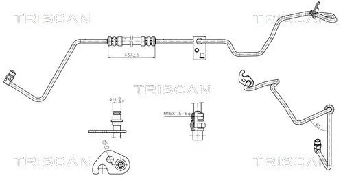 Przewód Wspomagania Ford Transit 00-06 - TRISCAN (851616043)
