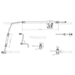 Przewód Wspomagania Renault Master Ii 98- - TRISCAN (851625005)