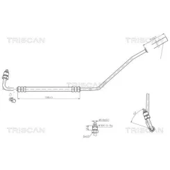Przewód Wspomagania Vw Fox/Polo/Fabia/Roomster/Exeo/Ibiza/A1 01-19 - TRISCAN (851629027)