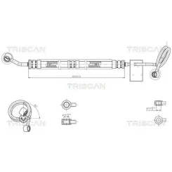Przewód Wspomagania Audi A4 B5 00-05 - TRISCAN (851629035)