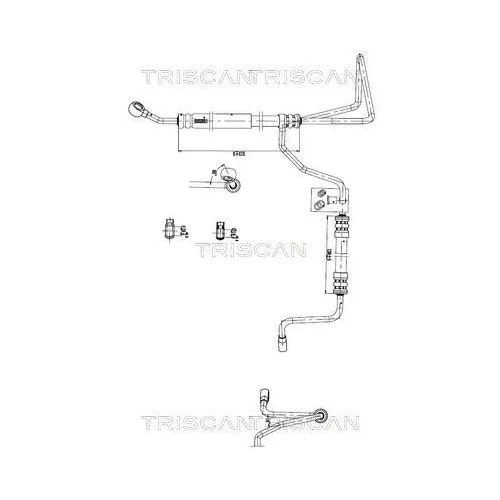 Przewód Wspomagania Vw Polo (6N) 94-05 - TRISCAN (851629054)