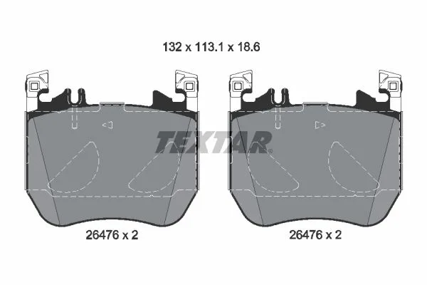 Klocki Ham. Db P. V223 3,0 20- - TEXTAR (2647602)