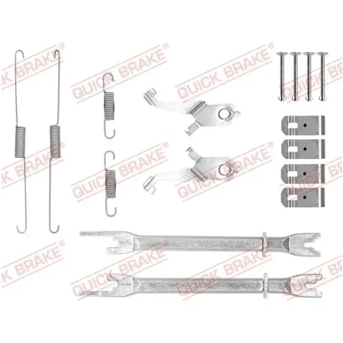 Sprężyny Szczęk Ham. Mitsubishi L200/Triton 2,2-2,5 Di-D 07- Superkit - QUICK BRAKE (QB105-0888S)