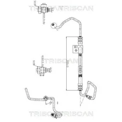 Przewód Wspomagania Opel Astra G/Zafira A 98-05 - TRISCAN (851624003)