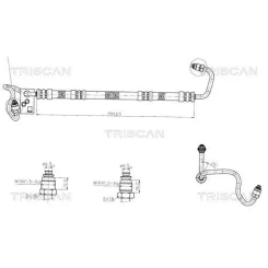 Przewód Wspomagania Opel Astra G 98-09/Zafira A 99-06 - TRISCAN (851624005)