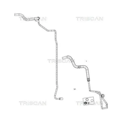 Przewód Wspomagania Audi A3, Seat Leon, Toledo Ii, Skoda Octavia I, Vw Bora, Bora I, Golf Iv 1.4-2.3 09.96-12.13 - TRISCAN (851629011)