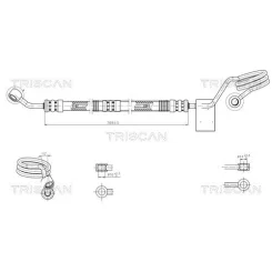 Przewód Wspomagania Vw Passat B5/A4 B5/A6 C5 - TRISCAN (851629031)