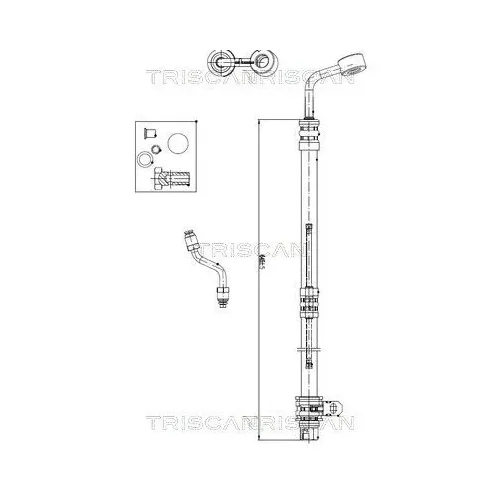 Przewód Wspomagania Hyundai Getz 1,3 02,05 - TRISCAN (851643006)