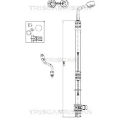 Przewód Wspomagania Hyundai Getz 1,3 02,05 - TRISCAN (851643006)
