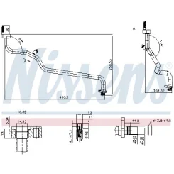 Przewód Klimatyzacji Ford Fiesta Vi (Cb1, Ccn) (08-) - NISSENS (NIS843716)