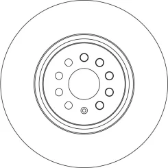 Tarcza Ham. Audi P. Q4 E-Tron 21- - TRW (DF6771S)