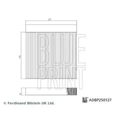 Filtr Kabiny Mg 3, Zs 17-/24- - BLUE PRINT (ADBP250127)