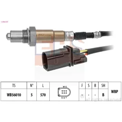 Sonda Lambda Vw Golf Vii 1,4 Tsi 12- - EPS (1-998-597)