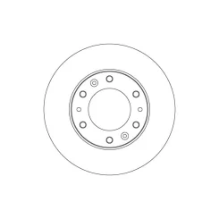 Tarcza Ham. Hyundai P. H350 2,5 Crdi 15- - TRW (DF6805S)