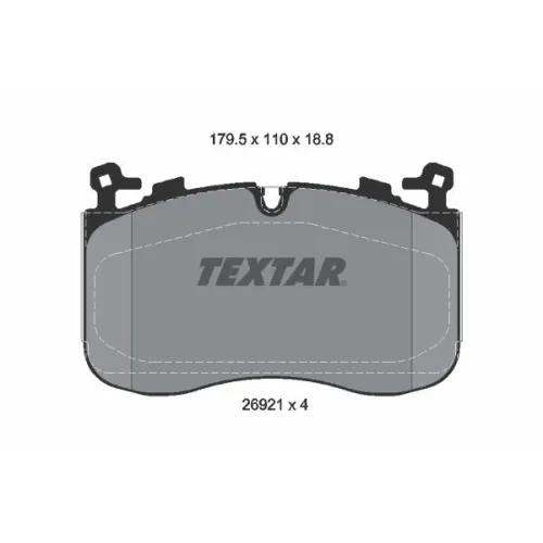 Klocki Ham. Bmw P. Xm 4X4 3,0-4,4 22- - TEXTAR (2692101)