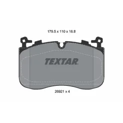 Klocki Ham. Bmw P. Xm 4X4 3,0-4,4 22- - TEXTAR (2692101)