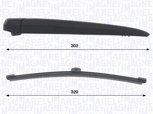 Ramię Wycieraczki Z Piórem 320Mm Db Gla 02.20- Tył - MAGNETI MARELLI (WRQ0464)