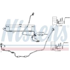 Przewód Klimatyzacji Vw Passat B6 07- - NISSENS (NIS840586)