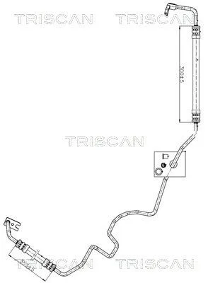 Przewód Wspomagania Opel Insignia 2,0D 08- - TRISCAN (851624001)