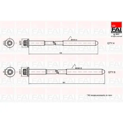 �Ruby Głowicy Fiat 2.3D 10Szt. - FAI AutoParts (B1625)