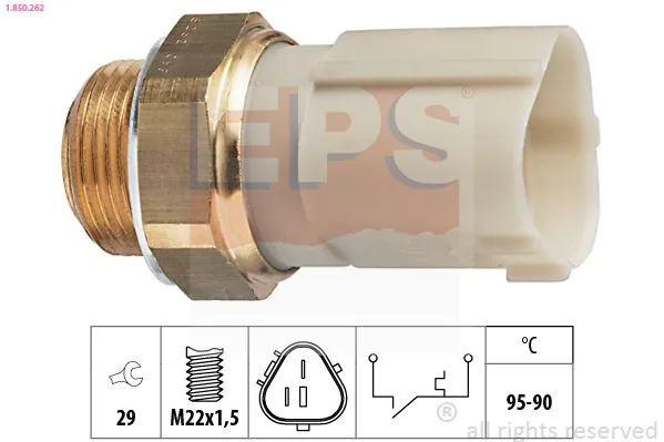 Hőkapcsoló, Hűtőventillátor - EPS (1-850-262)