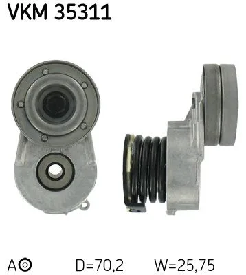 Feszítőgörgő, Hosszbordás Szíj - SKF (VKM35311)