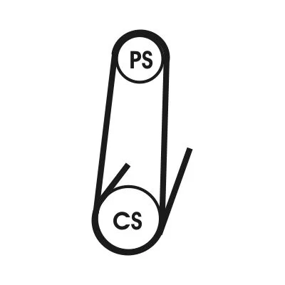 Hosszbordás Szíj - CONTINENTAL CTAM (4PK1102ELAST)