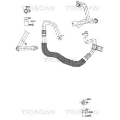 Przewód Klimatyzacji Fiat, Nissan, Opel - TRISCAN (901010001)