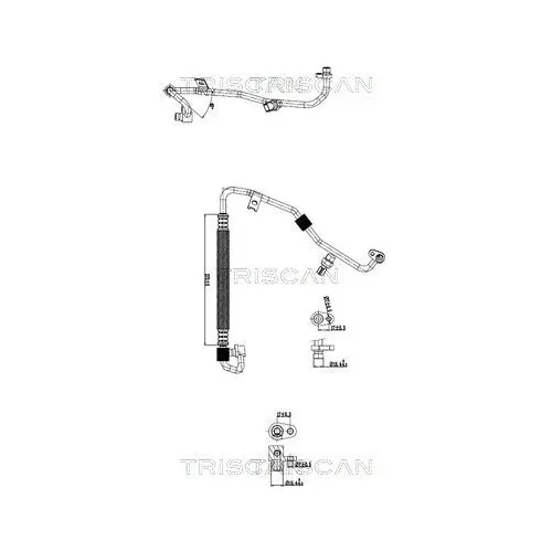 Przewód Klimatyzacji Nissan, Renault - TRISCAN (901010002)