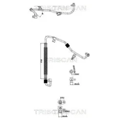 Przewód Klimatyzacji Nissan, Renault - TRISCAN (901010002)