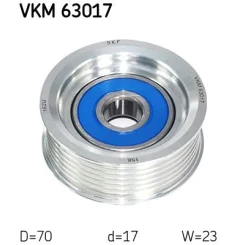 Szíjtárcsa/Vezetőgörgő, Hosszbordás Szíj - SKF (VKM63017)